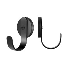 Colgador de coronas para puerta de entrada metálica – Paquete de 2