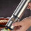 Automatic Electric Pepper Grinder, Stainless Steel, One-Hand Push-Button, Adjustable Coarseness, Refillable, Battery Operated, Silver 1