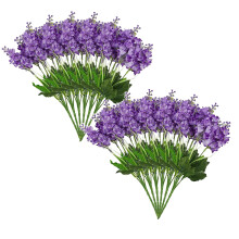 Lilla Ridderspore Kunstige Blomster 33 cm 12 stk.