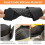 Escorredor de massa de silicone com clipe para panelas e tigelas, preto 4