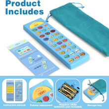 Dispositif de communication alternative et améliorée (CAA) pour l'autisme, 8 x 11 pouces, avec 6 boutons programmables