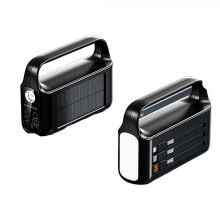Power Bank with LED Light, Portable Outdoor Battery Charger BLCK