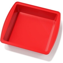 8 inch Silicone Square Cake Pan Nonstick Silicone Cake Molds, Brownie baking molds for Brownie, Cake, Bread, Pie and Lasagna (1 packs) (1)