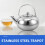 Japanse thee diffuser, roestvrijstalen theepot, 1 set 3