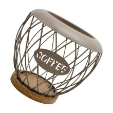Koffiepadhouder baraccessoire bruin