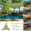 Voile d'ombrage triangulaire pour terrasse, 3 m (9,84 pi) 5