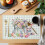 Oster-Tischsets, 8er-Set, mit Eier-, Hasen- und Blumenmuster 2