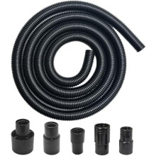 Kit tubo di aspirazione polveri da 3 metri con 5 raccordi filettati