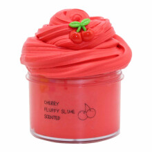 Cloud Slime Kit 70ml – Squishy Stress-Relief Toy, Red Cherry Cotton Mushroom, Party Favor & Birthday Gift for Girls & Boys