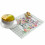 Oster-Tischsets, 8er-Set mit Eiern, Hasen und Blumen 8