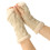 Damen-Fingerhandschuhe mit Rautenmuster, beige 1