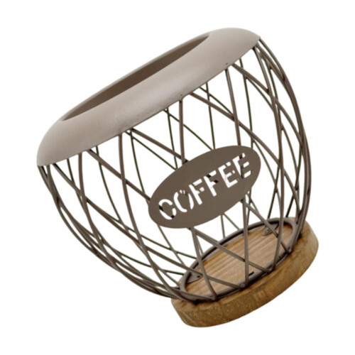 Koffiepadhouder baraccessoire bruin 1
