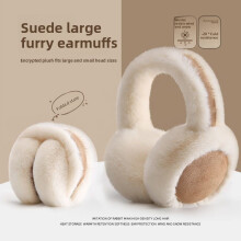 Winter Plush Earmuffs – Foldable, Heat-Storage, Breathable, Lightweight & Cold/Snowproof, Compatible with Outdoor Use