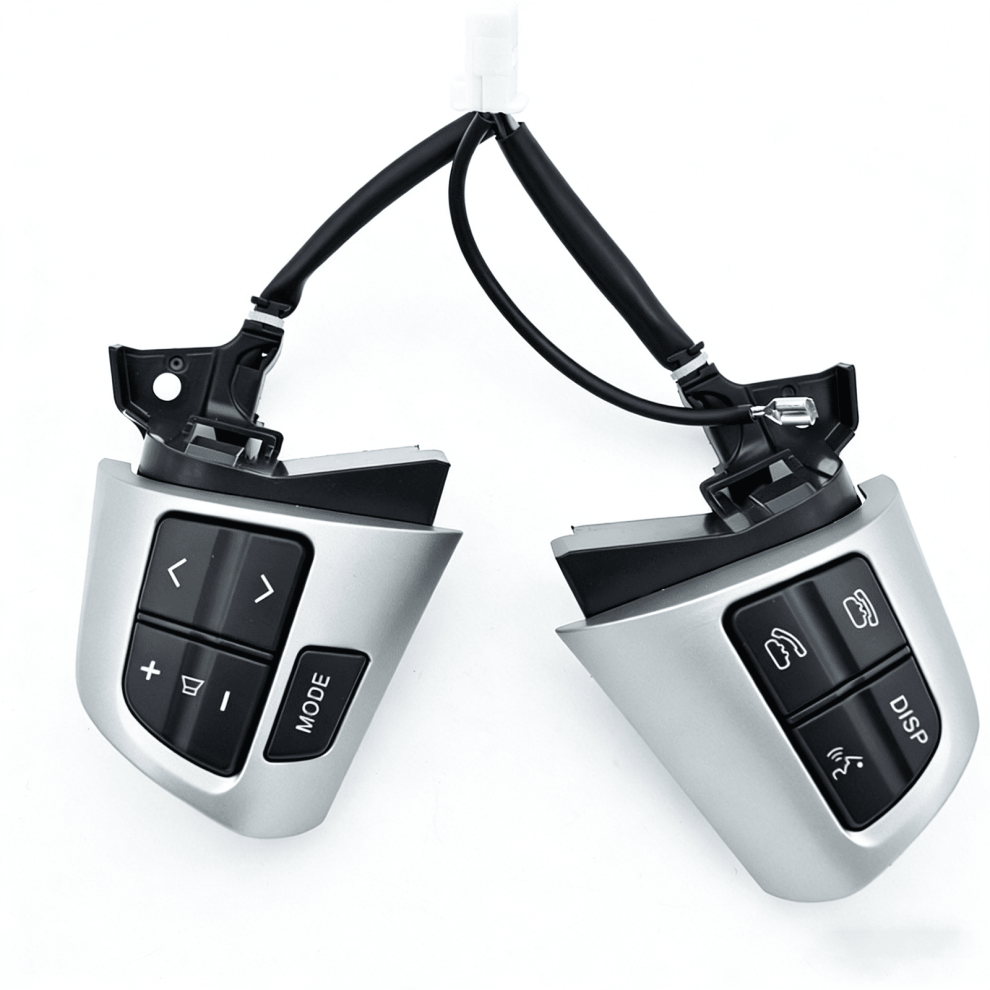 Steering Wheel Switch Replacement For Toyota Corolla 2010Â2013, Cruise Control Button, Compatible With 8425002230, Silver 9555307567547