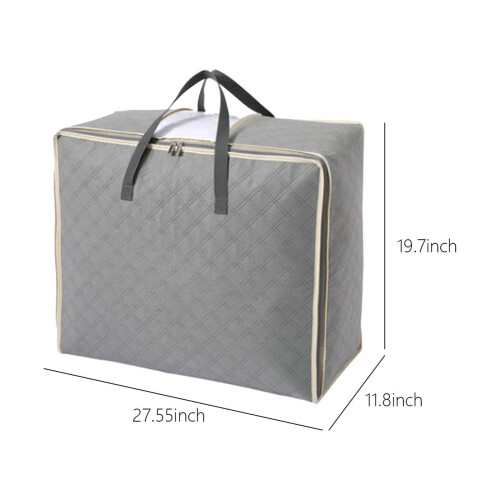 Ensemble de rangement de salle de bain Kcavykas Cube, bacs transparents, 5 pièces 2