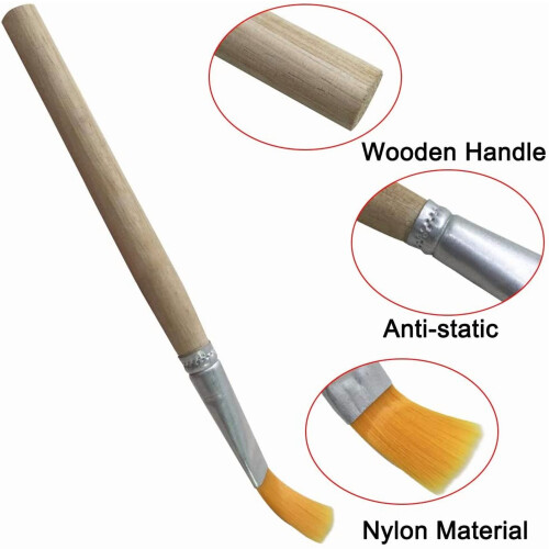 Coffee Grinder Cleaning Brush Wooden 4 Pack 1