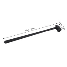 Ensemble de marteaux dermiques industriels, 5 aiguilles en forme de fleur de prunier, manche flexible en ABS, acier inoxydable