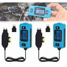 Portable 20A/48V Automotive Circuit Fault Probe Tester with LED Display & Lighting, Open/Short Finder, Relay/Fuse Checker (2PC), compatible with cars