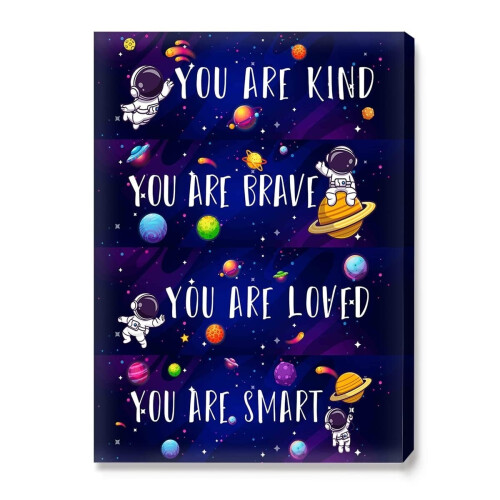Outer Space Canvas Poster – 'You Are Kind Spaceman',