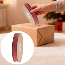 5.9" Wide Velvet Ribbon, 32.8ft Roll – Soft Fabric for Gift Wrapping, Christmas Decor, DIY Crafts & Bow Making