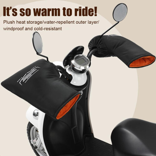 Motorcycle Winter Handlebar Cover Cycling 1