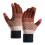 Damen-Touchscreen-Handschuhe, warm gestrickt, elastisches Bündchen, rot 1