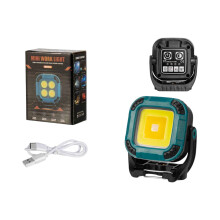 Multi-Speed Rotating LED Work Light with Strong Magnetic Base – Compatible with Mechanics, Electricians, Contractors & DIY Projects