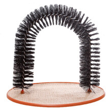 for Cat Grooming Arch Brush Self Scratcher and Massager Non-Slip Scratch Base