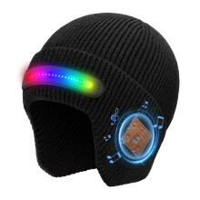 Czapka zimowa Bluetooth Beanie z ładowaniem przez USB 1 szt.