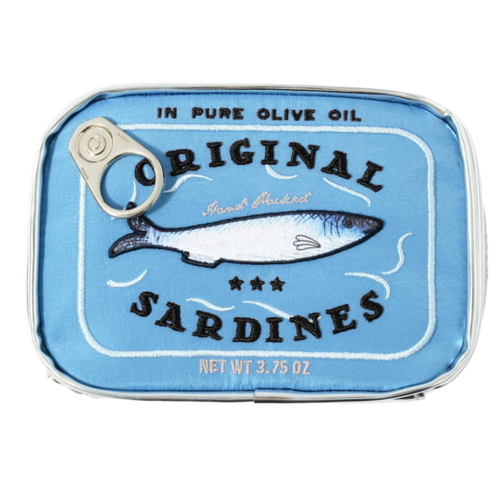 Makeup Bag Toiletry Bags Canned Sardines Shaped Cosmetic Clutch Zipper Bag Travel Makeup Organizer Bag for Personal Care