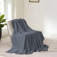 Raschel Blanket Soft Thick Double Layer 70x100 Inch