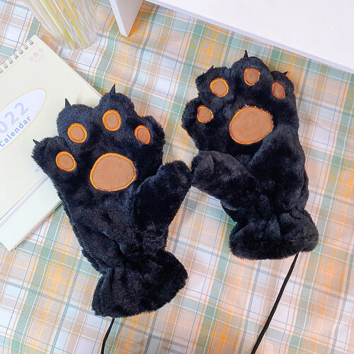 Bear Claw Mittens Full-Finger Winter Gloves 1 Pair 1
