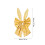 Easter Bunny Ear Bow Pendant Christmas Decoration 3