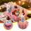 Ceramic Rabbit Cookie Jar Cute Bunny Animal Figurine Candy Container for Easter Kitchen Decor 9.3 in 1