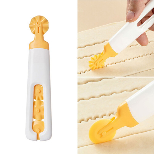 Pastries Wheel Plastic Dough Cutter Lattice Decorative Roller Pie Rolling Cookie Cutting Tool for Kitchen Baking Tool 1