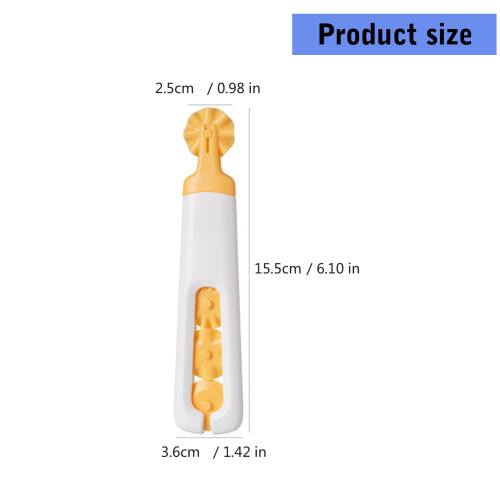 Pastries Wheel Plastic Dough Cutter Lattice Decorative Roller Pie Rolling Cookie Cutting Tool for Kitchen Baking Tool 2