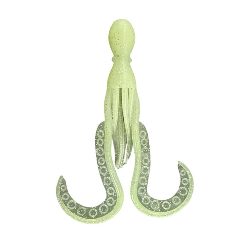 Iscas de plástico macio com brilho perolado, 3,8 cm (1,5 polegadas), pacote com 40 unidades.