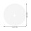 Earring Safety Backs Transparent Plastic Disc 50pcs 2