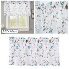 Curtain,Floral Curtains Kitchen Coffee Curtains Bedroom Rod Curtains Lace Short Curtains Lace Curtains 54 X 36 Inch 1 Panels