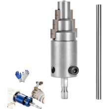 2026 Broken Pipe Extractor Tool – 40CrV Steel, Hex Shank, for 1/2", 3/4", 1" Pipes, Removes Damaged Faucet Bolts (B#)