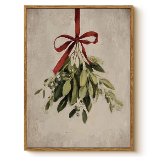 Quadro decorativo natalino vintage rústico de 30 x 40 cm (11,8 x 15,7 polegadas)