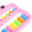 Pink 7Bead Abacus Math Tool for Kids Lightweight Portable Plastic Educational Device for Students 3