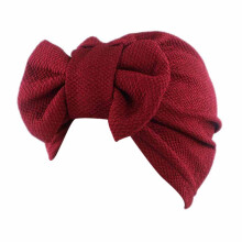Comfortable Portable Chemo Hat For Women Soft Adjustable Head Wrap Cap For Patients Red