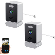 3MP 2K Window Camera, Dual-Band WiFi, ChromaMax AI Color Night Vision, Pet Cam, Motion Detection, 2-Way Audio — Compatible with 2.4GHz*2