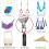 Sensory Swing Hanger with 360 Rotatable Swivel Hook and 2