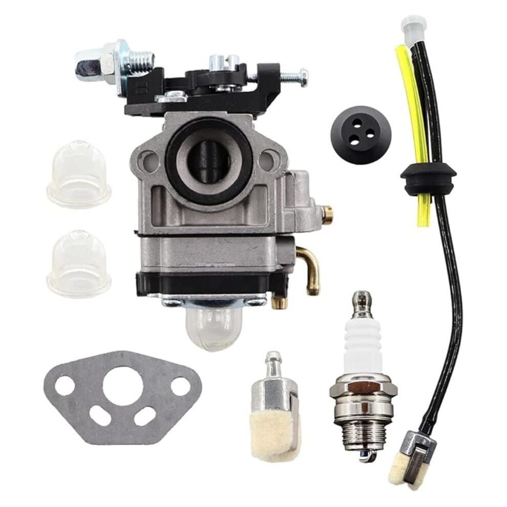 Carburetor For Poulan 590460103 Pr2322 Carburetor - Replacement Carb With Gasket, Primer Bulbs, Plug, Fuel Filter Kit 9399596125916