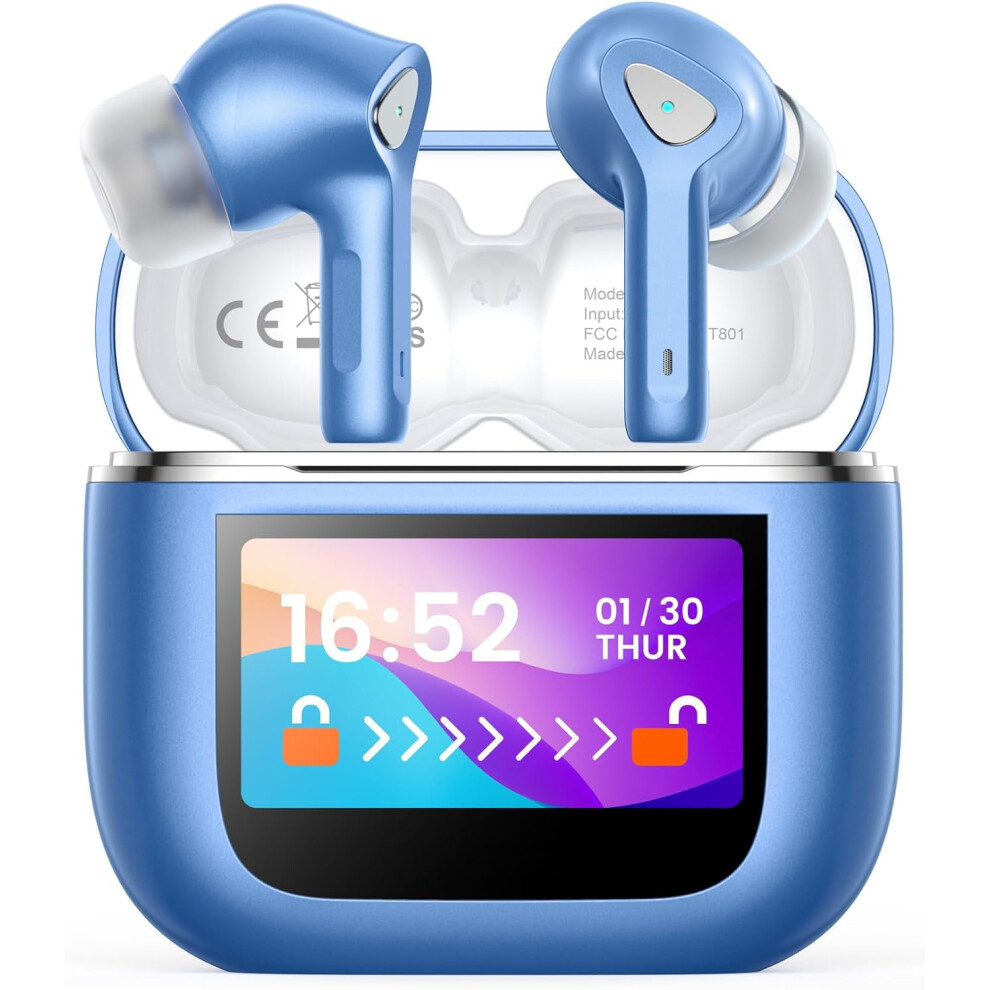 Wireless Earbuds Bluetooth 5.3, 50H Playtime, Ipx7 Waterproof, Deep Bass, Mic, Lightweight Â Compatible With Android/Ios 9399596613024
