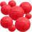 White Paper Lanterns Asian-style Party Decor 10 pcs 1