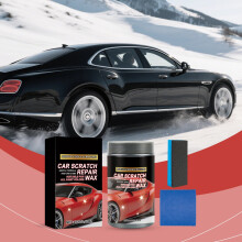 Car Scratch Care Wax Kit, Car Paint Scratch Ation Polishing Sanding Tool, Auto Paint Surface Maintenance Set With Care Balm Sponge Towel