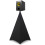 Speaker Stand Cover Stretchable Tripod Stand Scrim (Black Three Side) 7